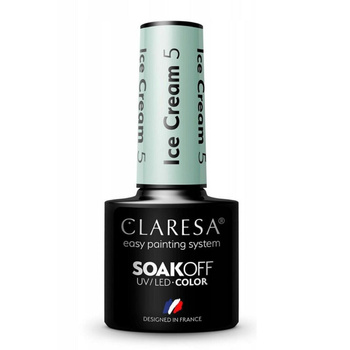 Claresa Hybridní lak na nehty Ice Cream 5 5g
