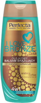 Bronzový bronzový olejový balzám Perfecta 250 ml Tmavá pleť
