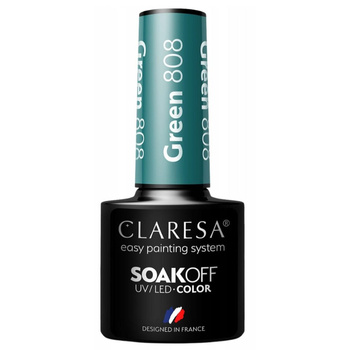 Claresa Take Me To The River Hybridní lak na nehty zelený 808 5g
