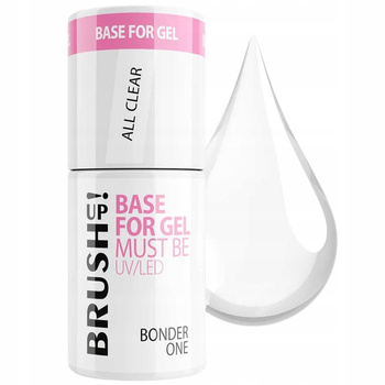Brush Up! Od Maxineczka Base Bonder One Baza Hybrydowa UV/LED All Clear 5g
