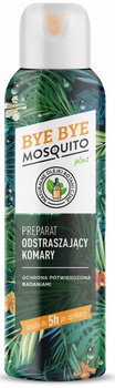 ByeBye Mosquito Spray odpuzuje komáry Klíšťata