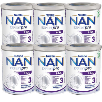 Nestlé NAN Expert Pro HA 3 Modified Milk Next 800g Sada 6 ks
