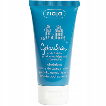 Ziaja GdanSkin Hydrogel hydratační a zklidňující maska na obličej a tělo 50 ml