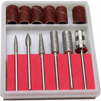 Univerzální frézy pro vrtačky na nehty Sada 6+6