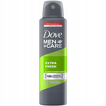 Dove Men Care Extra Fresh 48H Antiperspirant Dezodorant w Spray'u 150 ml