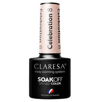Claresa Celebration 8 Hybridní lak na nehty 5g