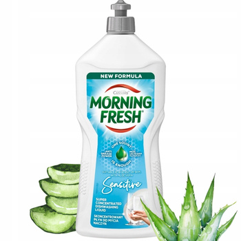 Morning Fresh Sensitive koncentrovaný Aloe prostředek na mytí nádobí 900 ml