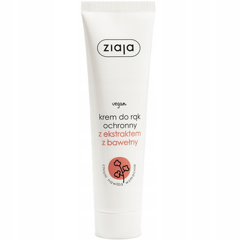 Ziaja Vegan posilující ochranný krém na ruce s výtažkem z bavlny 100 ml