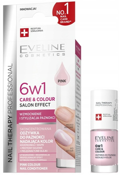 Eveline Nail Therapy 6v1 Nail Conditioner Delicate Pink