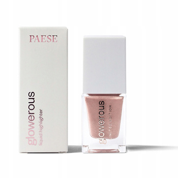 Paese Glowerous Tekutý rozjasňovač na obličej a tělo Sparkle Rose 16 ml
