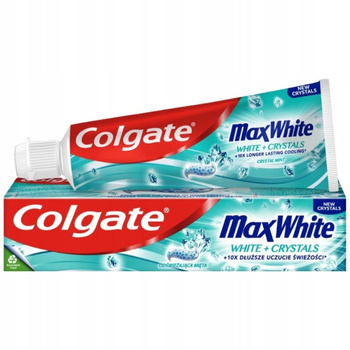 Colgate Max White Whitening Tooth Paste with Crystals Mint 75ml