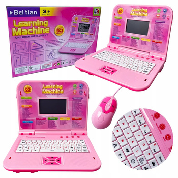 Vzdělávací notebook pro výuku angličtiny, hry a zábavu, 130 funkcí pro vývoj