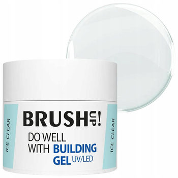 Brush Up! Stavební gel UV/LED Ice Clear Stavební gel na nehty 12g
