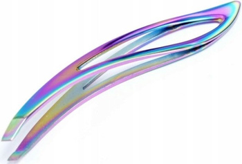 Precizní zakřivená pinzeta Rainbow pro odstranění chloupků obočí
