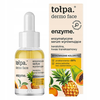 Tołpa Dermo Face dvoufázové enzymatické sérum pro večerní tón pleti 30 ml