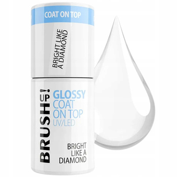 Brush Up! Maxineczka Glossy Top No Wipe Hybrid Shine 5g