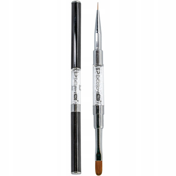 Vynikající PRO Longbrush 2v1 oboustranný kartáč na gel 12mm a dekorace 9mm