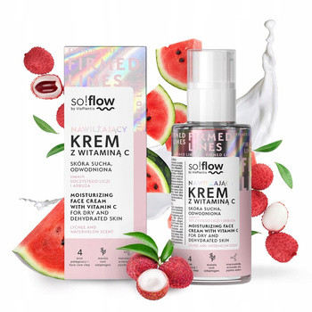 So Flow hydratační krém na obličej s vitamínem C pro suchou, dehydratovanou pleť 50 ml