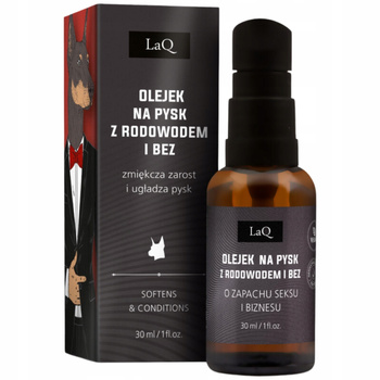 LaQ Doberman Zjemňující zklidňující olej na vousy a obličej po holení 30 ml
