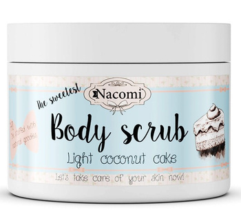 Nacomi Body Scrub Lehký tělový peeling s kokosovým dortem