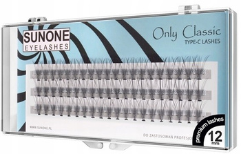 SUNONE Umělé řasy Silk Trsy 12mm 60ks/C