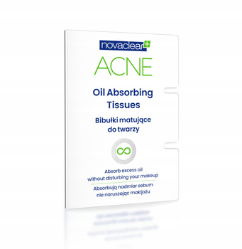 NOVACLEAR ACNE OIL ABSORBING Matting Papers 50 ks