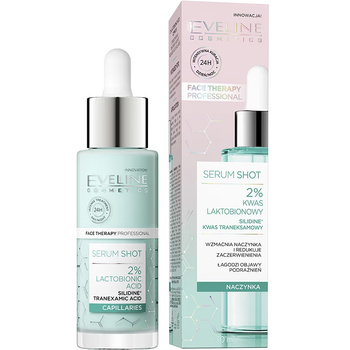 Eveline Serum Shot Kyselina laktobionová 2% kyselina tranexamová posilující nádobu