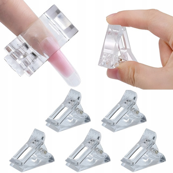 Plastové spony Formy na prodlužovací lisy pro průhledný tunel 5 ks