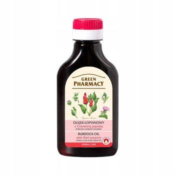 Green Pharmacy lopuchový olej s červenou paprikou