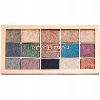 Makeup Revolution Foil Frenzy Hybrid Paleta 15 metalických očních stínů