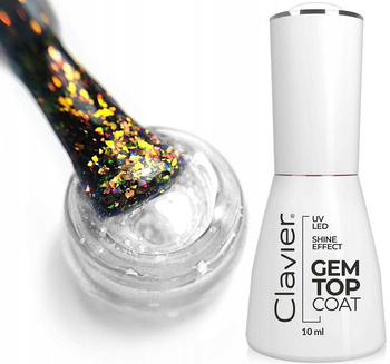 Clavier Gem Top Coat Shine Hybrydowy Ruby G04 10ml