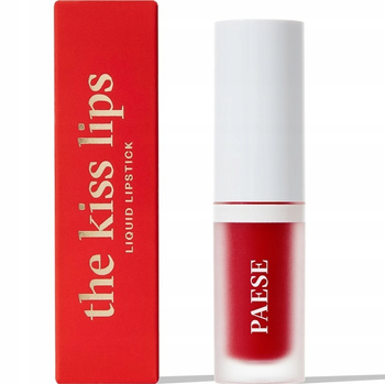 Paese The Kiss Lips Matte Liquid Lipstick Creamy 06 Classic Red