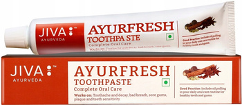 Zubní pasta Jiva Ayurfresh bez fluoru 100g