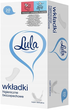 Neparfémované slipové vložky Lula 20 kusů