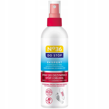 č. 36 Ochranný antimykotický sprej na dezinfekci nohou a obuvi 150ml