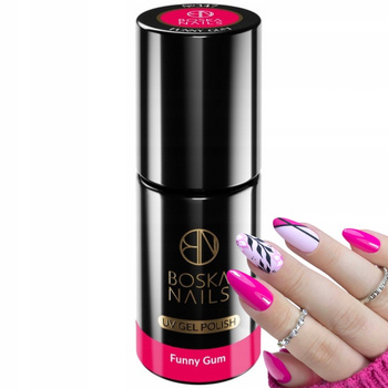 Boska Nails Divine Hybrid Nail Polish Pink 347 Funny Gum 6ml