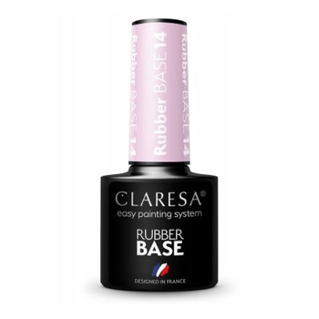 Claresa Rubber Base Rubber Hybrid Nail Base Pink 14 5ml