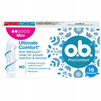 o.b. ProComfort Orginal Tampons Normal 16 ks