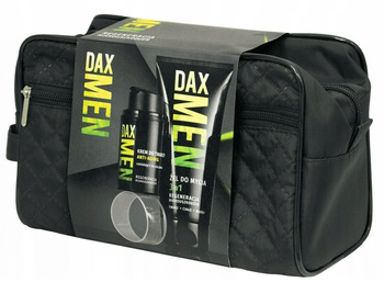 Dárková sada Dax Men s kosmetickou taštičkou 3v1 mycí gel po holení balzám