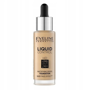 Eveline HD Liquid Control Foundation 016 Vanilla Beige