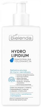 Bielenda Hydro Lipidium jemná emulze na mytí obličeje a odličování 300 ml