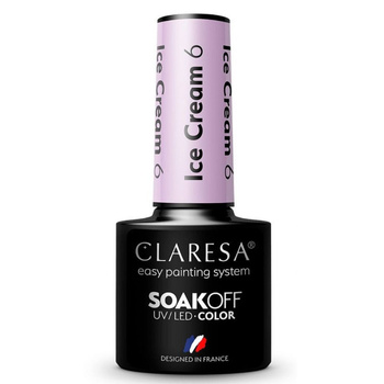 Claresa Hybridní lak na nehty Ice Cream 6 5g
