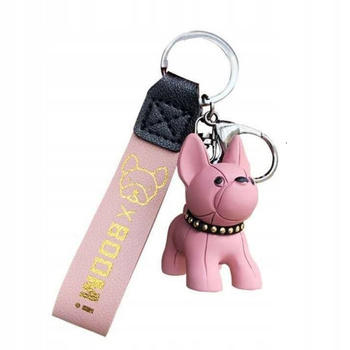 Klíčenka Keychain Bulldog Powder Pink