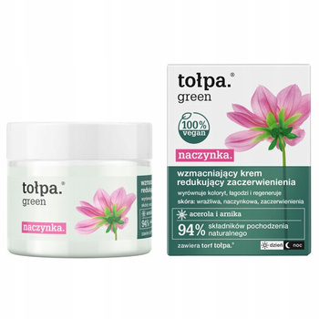 Tołpa Green Capillaries posilující krém na obličej denní a noční Acerola 50 ml
