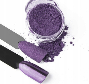 Skleněný šeříkový prášek na nehty Mirror Effect 06