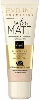 Eveline Satin Matt Mattifying Foundation 4v1 104 Beige