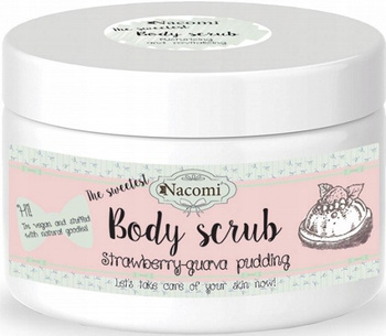 Nacomi Body Scrub Sugar Body Scrub Jahodový pudink s guavou 200g