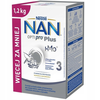 Nestlé NAN Optipro 3 Plus upravené mléko Next pro děti HMO 1,2 kg