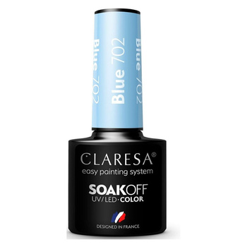 Claresa Hybridní lak na nehty modrý 702 5g