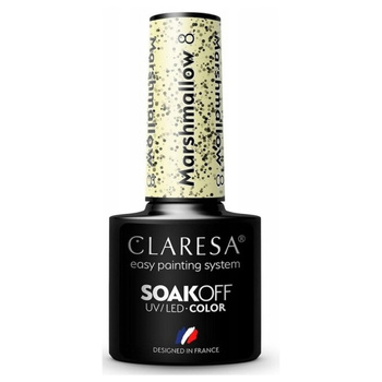 Claresa Hybridní lak na nehty Marshmallow 8 5g